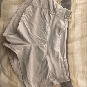White Lululemon Shorts